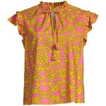MISA Los Angeles NWT  Basia Paisley Keyhole Top In Color Flra  Splendido Photo 3