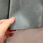 Michael Kors  Silk Blend Light Blue Ribbed Long Sleeve Pullover Sweater Sz M‎ Photo 5