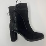 Johnston & Murphy Black Suede Leather Boots Size 8M Photo 4