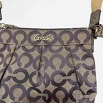 Coach Poppy Series Lavender and Tan Signature Jacquard Crossbody Bag Photo 1