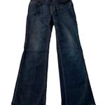 Gap Maternity Stretch Flare Jeans Dark Wash Demi Panel Women’s size 6 maternity Photo 2