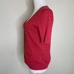 Talbots  Pink Fitted Cardigan Sweater Medium Photo 2
