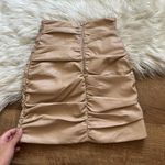 Bardot  Cara Vegan Leather Skirt In Beige Photo 4