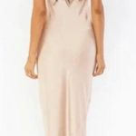 Show Me Your Mumu tuscany maxi dress champagne luxe satin women medium Photo 1