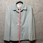 Jones New York Blazer Suit Jacket Button Front Career Office Light Blue 12 Photo 4