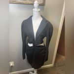PatBO Women's Cutout Blazer Mini Dress Black Formal Event Size 12 Black Photo 2