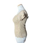 Ambiance Y2K Nude‎ Tan Lace Fitted Overlay Trending Top Medium Photo 1