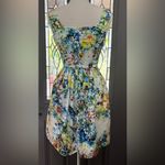 Sunny Girl ModCloth Women’s Fit & Flair Multicolor Floral Sun Dress Yellow Size M Photo 3