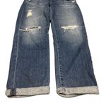 AG Adriano Goldschmied AG Adriano G Women's Blue Stilt Rollup Cigarette Jeans Size 32 Distressed Photo 2