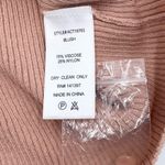 ASTR NEW the Label Rosa Sweater in Blush Women's Size Medium Cut Out Back Ribbed Photo 8