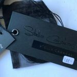 Stella Carakasi Black dress Sz XS Asymmetrical Semi Sheer Linen Nylon B… Photo 8