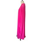Teri Jon by Rickie Freeman Pink Cape Formal Gown Dress Size 6 Evening Wedding Photo 2