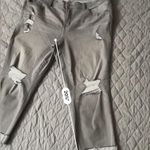 Torrid  Crop Boyfriend Straight Super Soft Mid-Rise Jean size 18 grey stretchy Photo 8