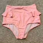 Kourtni‎ Jeane pink high waisted bathing suit bottoms size small Photo 0