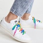 Adidas Stella Mccartney  Ed Curtis Stan Smith Rainbow Sneakers New Photo 15