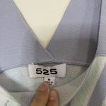 525 America  square neck blue swirl stretchy bandage tank top size Medium Photo 1