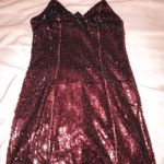 Forever 21 Maroon Sequin Dress Photo 0