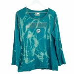 NFL Miami Dolphins Custom One Of A Kind Reverse Dyed Graphic Tee SZ 3XL Football Photo 1