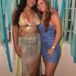 Amazon Printed Strapless Bodycon Tube Dress Backless Sexy Mini Dress - Blue Small Photo 3