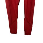 Lululemon Athletica Women's Daily Lineup 7/8 Red Ribbed 12 Legging Tight Gym Photo 4
