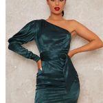 Chi Chi London JACQUARD ONE SHOULDER DRESS Photo 9