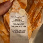 Terra & Sky  Yellow Floral Button Down Shirt size 3X Photo 5