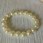 Pearl Large Bauble Bracelet Vintage “Mairead” Elegant Classic Minimal Pearlcore White Photo 4