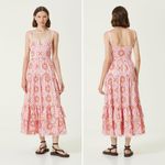 NWOT Borgo de Nor Clio Sweetheart Midi Dress in Palermo Pink Size 10 US (14 UK) Photo 3