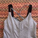 Lululemon GREY STRAPPY BACK ATHLETIC TANK HIP LENGTH Photo 3