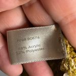 Boston Proper  Sweater Women's Size XS Sequins Knit VNeck Party Gold Photo 4