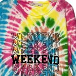 Vintage Havana  "Weekend" Tie Dye Shirt‎ nwt Photo 1