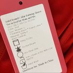 NWT PatPat Red Long Sleeve Stretch Jersey Shirt Size XL Photo 6