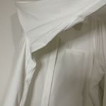 Athleta  White outdoor button down long sleeve collar top 2X Photo 4