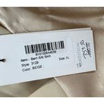 Revolve Mother Of All Mini Skirt Womens XL Beige Berri Luxe Silk Slit Edgy Mod Photo 8