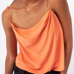 Equipment 100% Silk Orange Camisole Top with Flowy Fit Photo 0