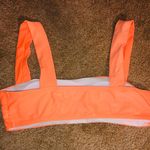 SheIn Neon Orange Bikini Top Photo 1