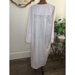 Earth Angels Lingerie Light Pink Long Sleeve Nightgown Lace Details Photo 2