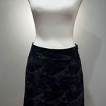 Drew CLEARANCE! Charcoal Camo Faux Suede Skirt Size 6 EUC Photo 0