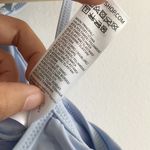 Topshop 5/$15‎  ruffle crop top bra light blue women Photo 2