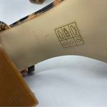 Raid Brown Leopard Print Block Chunky Heels Strappy Womens Sandals 7 Ankle Strap Photo 8