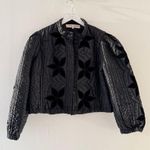 Free People  Quinn Quilted Black Jacket M Photo 5