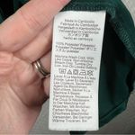 J.Crew  Green Drapey Satin‎ Button Up Top Photo 4