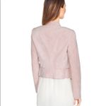 White House | Black Market  100% leather suede jacket. Size small. Light pink Photo 1