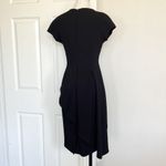 Teri Jon by Ricki Freeman Black Peplum Sheath Dress Size 2 Photo 5