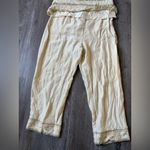 VTG POSITIVE ATTITUDE Pantsuit Set Tank Top Pattern Yellow Boho Size S M Size 10 Photo 3