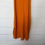 Evereve  Women’s XS Orange Gauze Halter Dress Photo 5