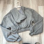 For Love & Lemons  Sweatshirt crop hoodie womens Gray (xsmall) Photo 4