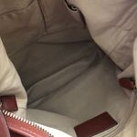 Coach Brown Leather Tote Duffle Crossbody Shoulder Bag with Front Zipper Vintage Photo 11