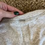 Gilly Hicks  Terry Oversized Sweatshirt Crew Gray Photo 3