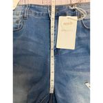 Sandpiper Mid Rise Capri Womens 22 Super Stretch Snap Hem Medium Wash Pocket NWT Blue Size undefined Photo 7